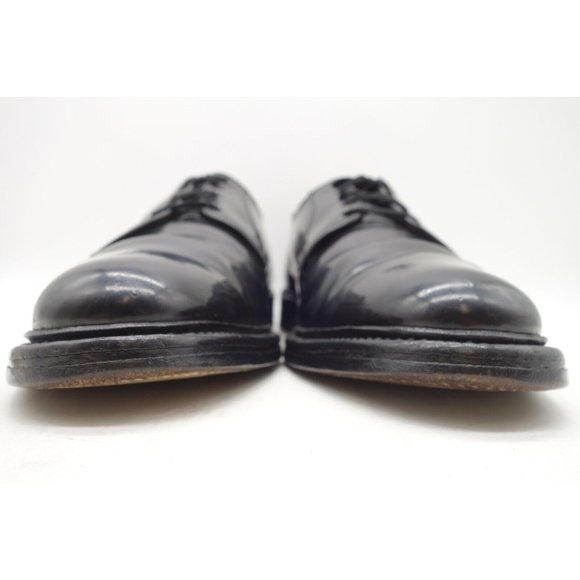 Bootmaster Corfam Black Leather V Cleat Vintage Oxfords Shoes Men\'s 7.5 D main image 6